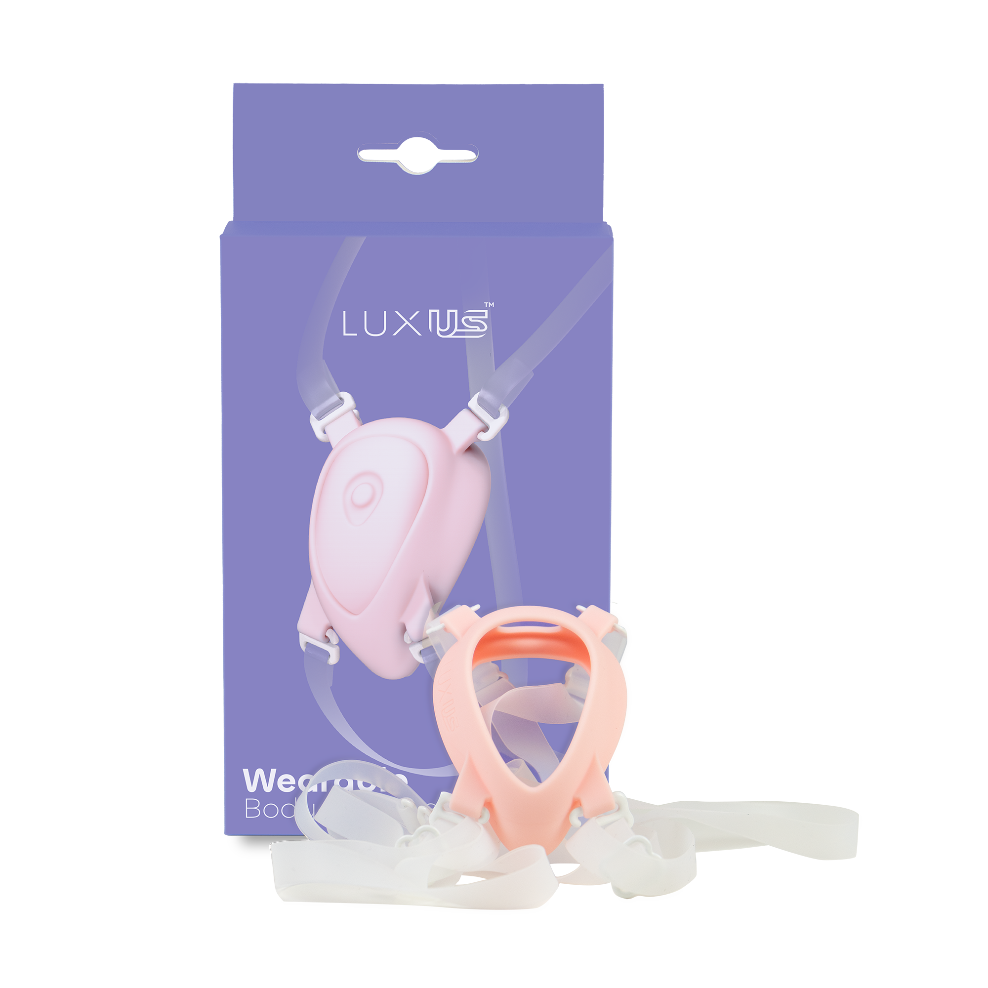 LUXUS - Luxus Wearable Harness - Transparent/Pink