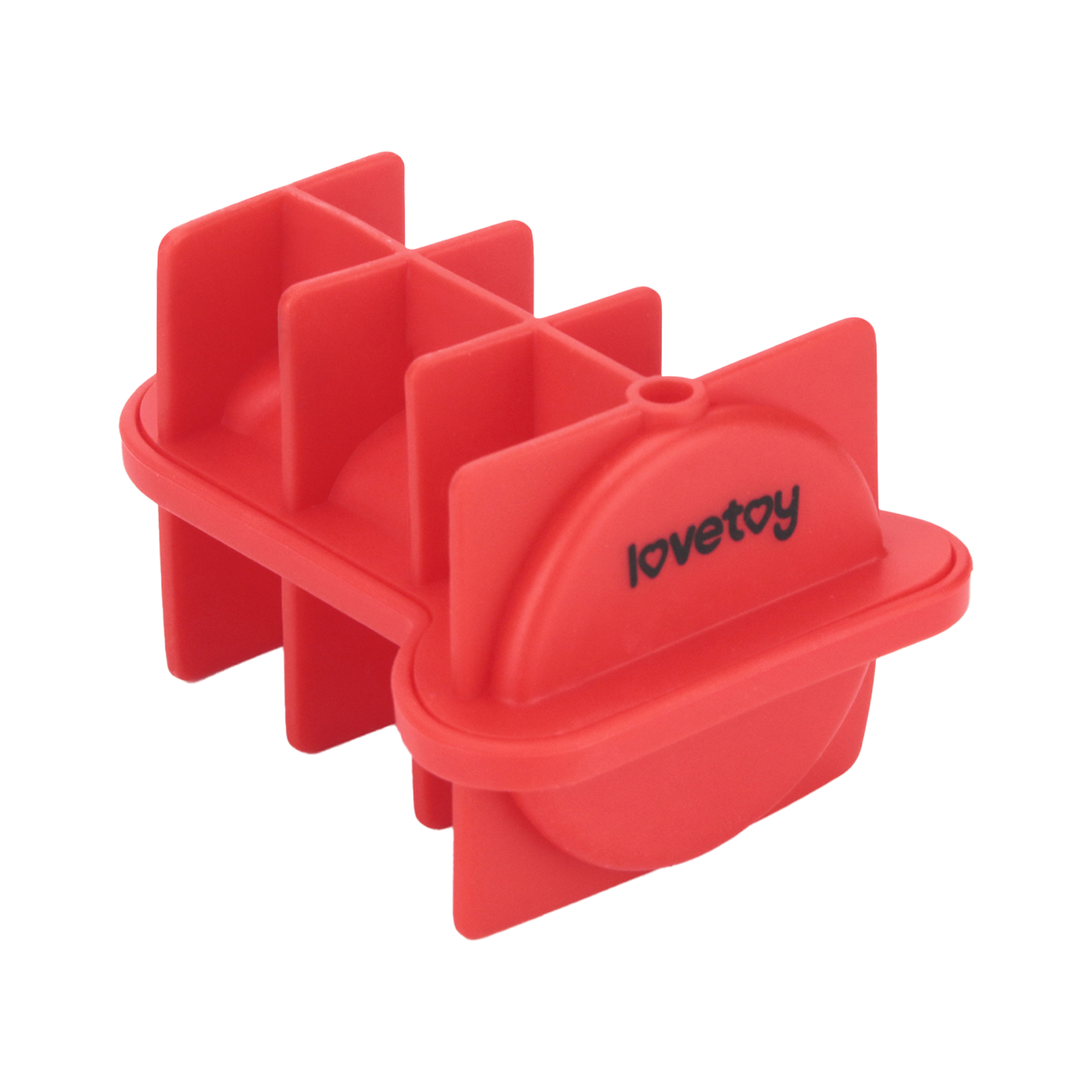 LoveToy - Mace Silicone Ice Tray - Mini Penis - Red