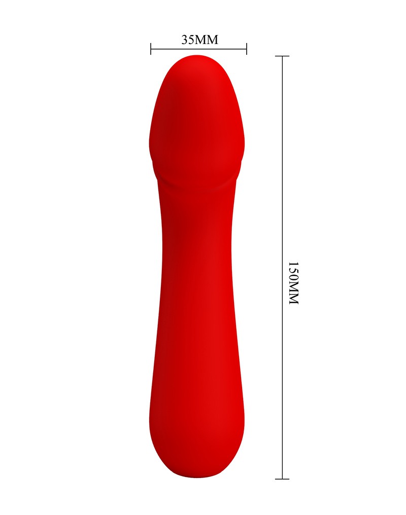 Pretty Love - Cetus - G-Spot Vibrator - Red