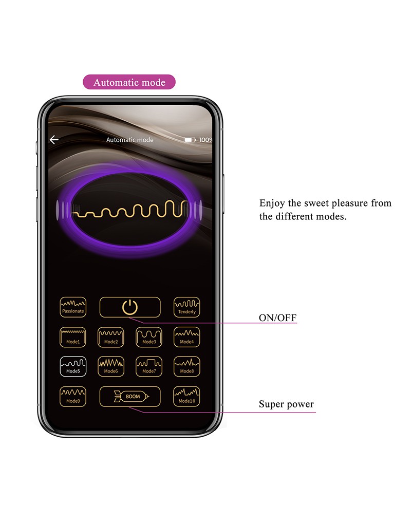 Pretty Love - Elvira - Vibrating Kegel Balls with App Control - Purple
