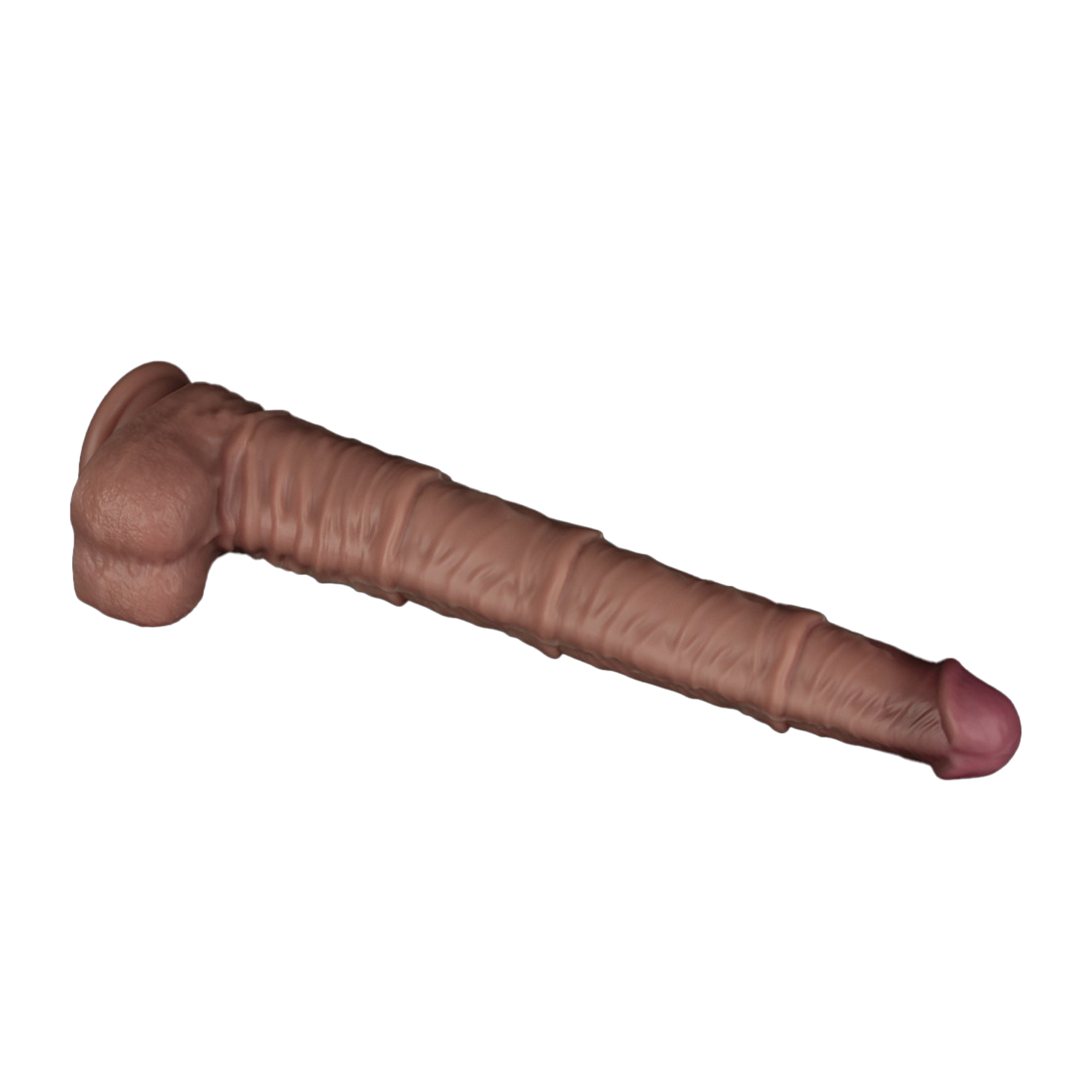 LoveToy - Nature Cock - 16" Dual Layered Bendable Cock XXL - Nude