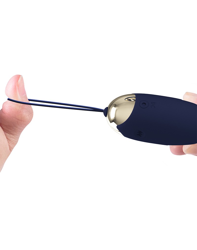 Pretty Love - Mina - Egg Vibrator with Remote Control - Dark Blue