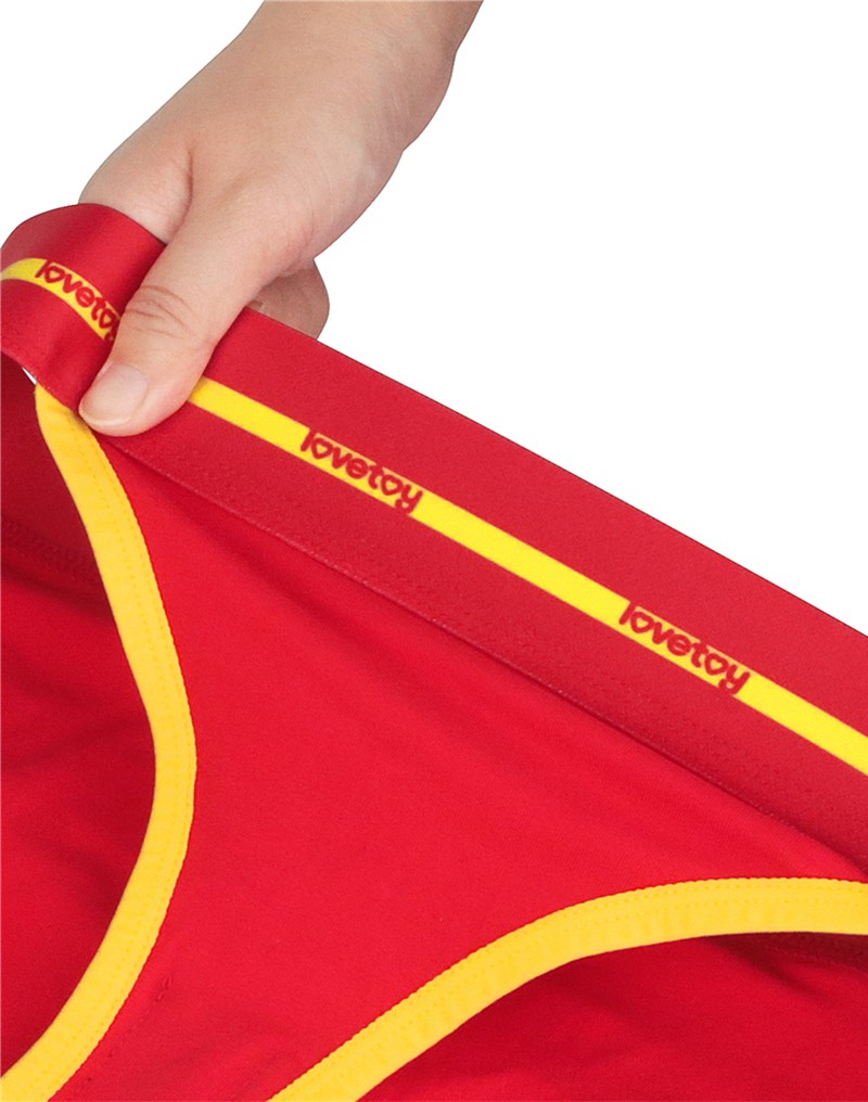 LoveToy - Fuck - Printed Vibrating Sexy Panties - Red