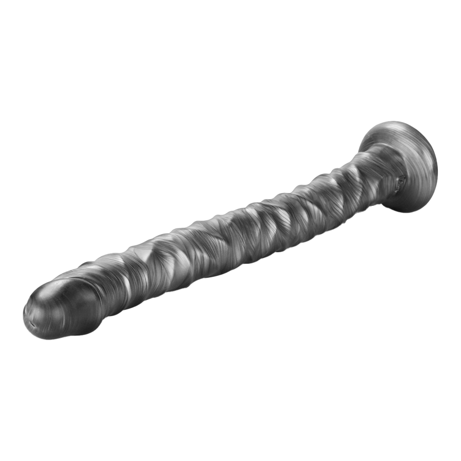 LoveToy - King Sized Vibrating Vibrax Slider 40,5cm - Silver