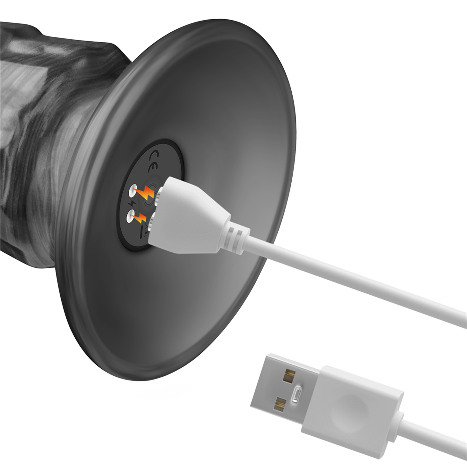 LoveToy - 14,5"King Sized Vibrating Vibrax Slider - Silver