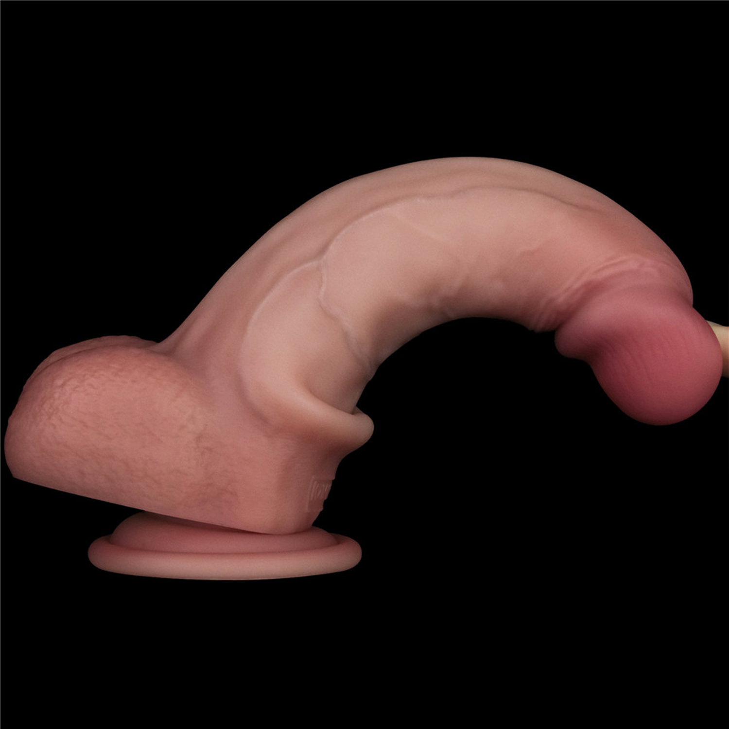 LoveToy - Vibrating Sliding Skin Pro II with remote control - 8" / 20 cm - Nude