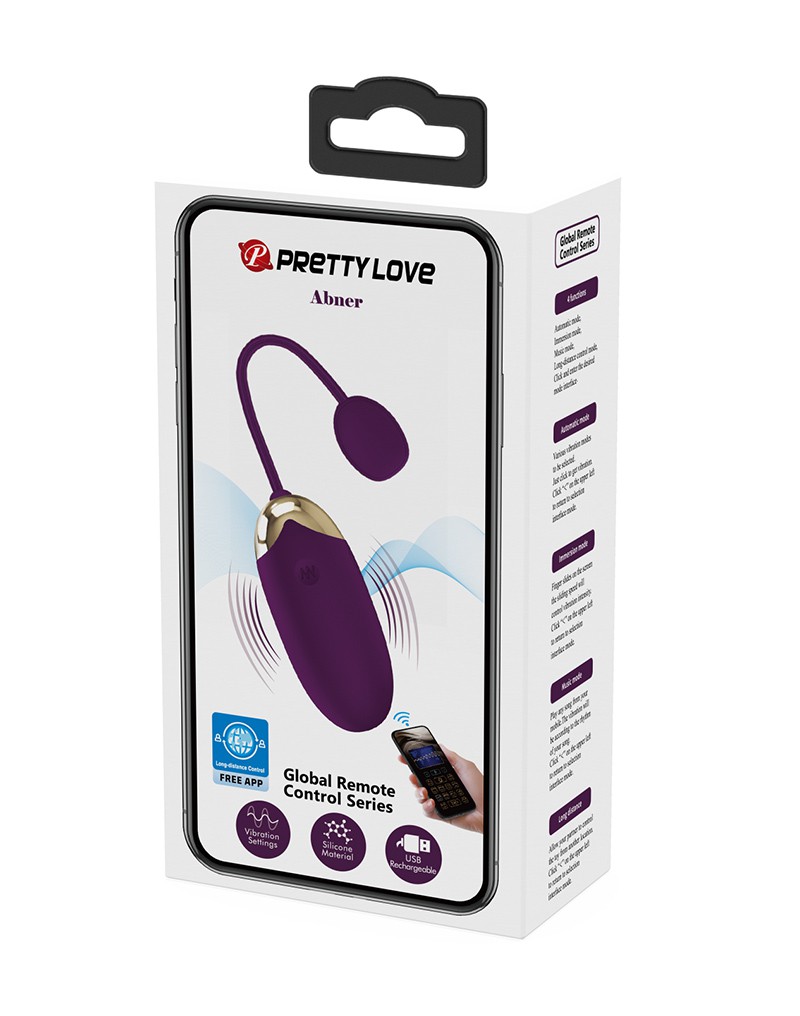 Pretty Love - Abner - Wearable Vibrator with App Control - Purple