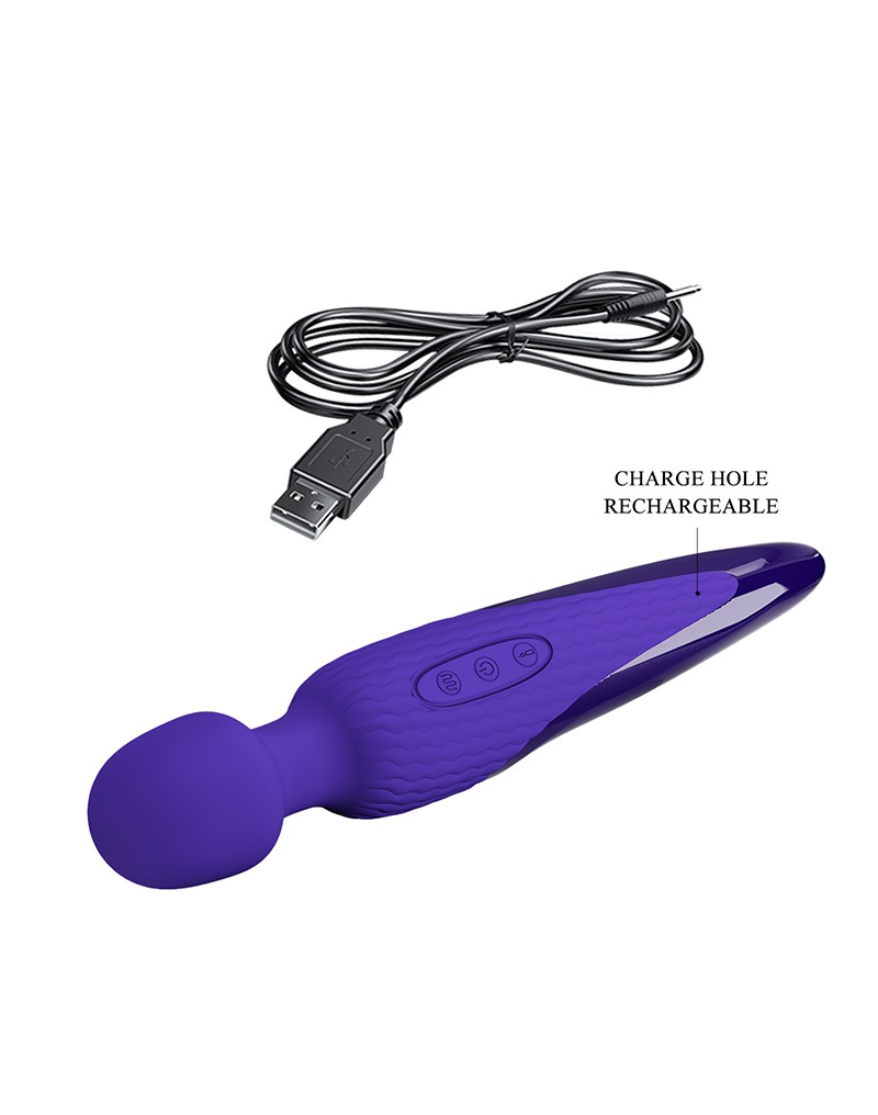 Pretty Love - Antony-Youth - Heating Wand Vibrator - Purple