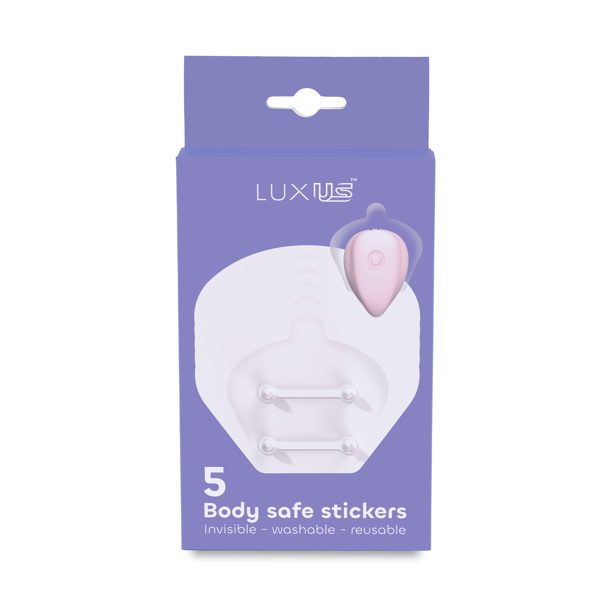 LUXUS - Adhesive Stickers - Set of 5 pieces - Transparant