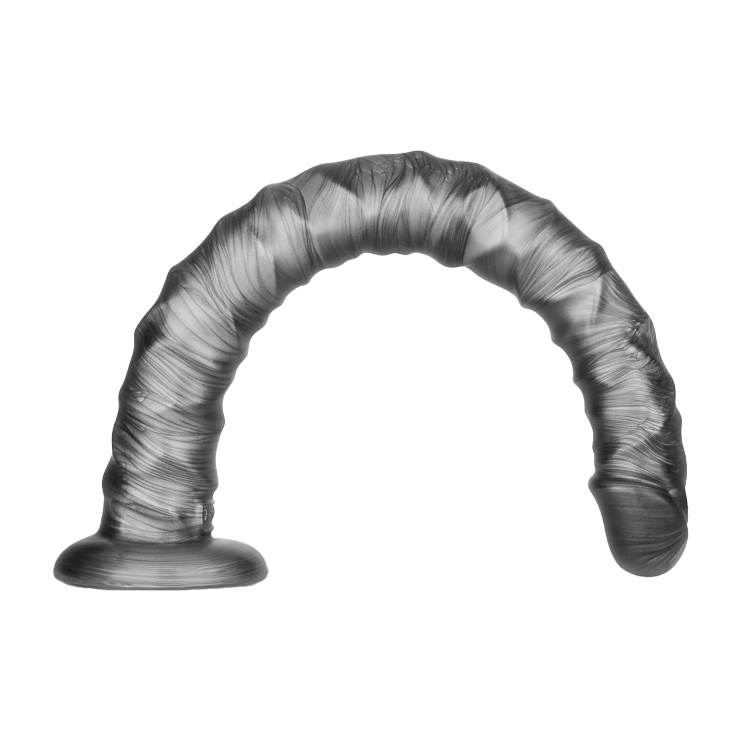 LoveToy - King Sized Vibrating Vibrax Slider 40,5cm - Silver