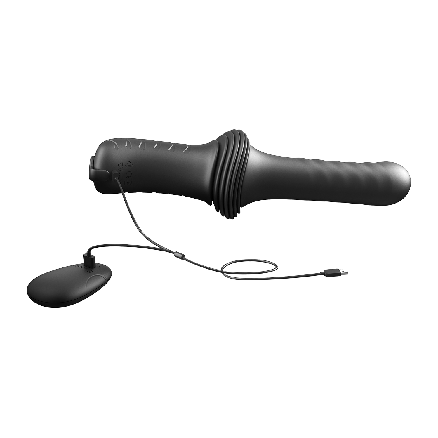 Dorcel - Deep Orgasm - Thrusting Vibrator - Black