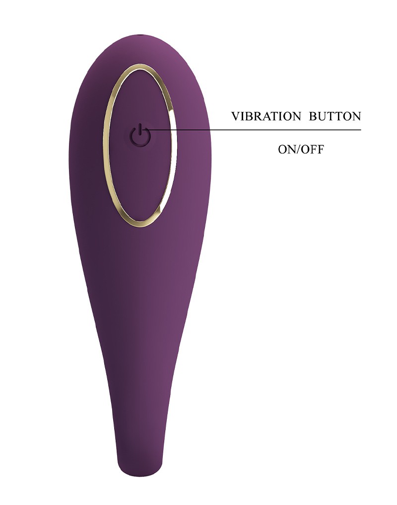 Pretty Love - August - Couple Vibrator with App Control - Purple