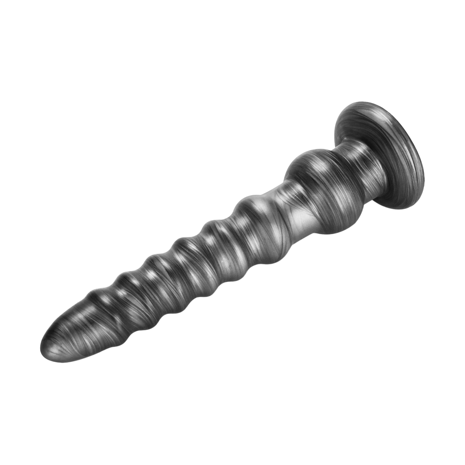 LoveToy - King Sized Vibrating Vibrax Slider 32cm - Silver