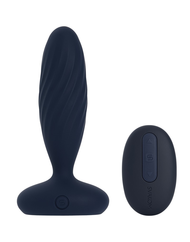 SVAKOM - Jordan - Anal Vibrator App Controlled - Navy Blue