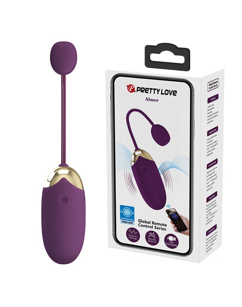 Pretty Love - Abner - Wearable Vibrator with App Control - Purple