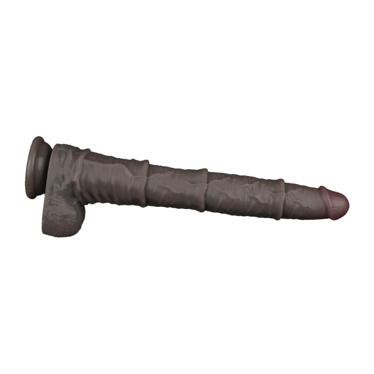 LoveToy - Nature Cock - 16" Dual Layered Bendable Cock XXL - Black