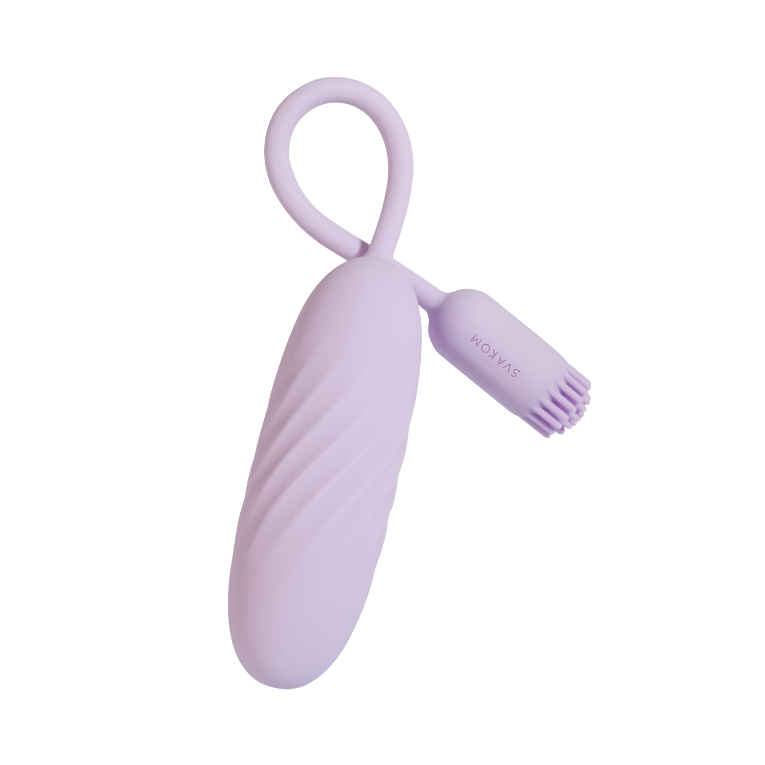 SVAKOM - Plume - Flexible Brush Tail Bullet Vibrator - Pastel Lilac