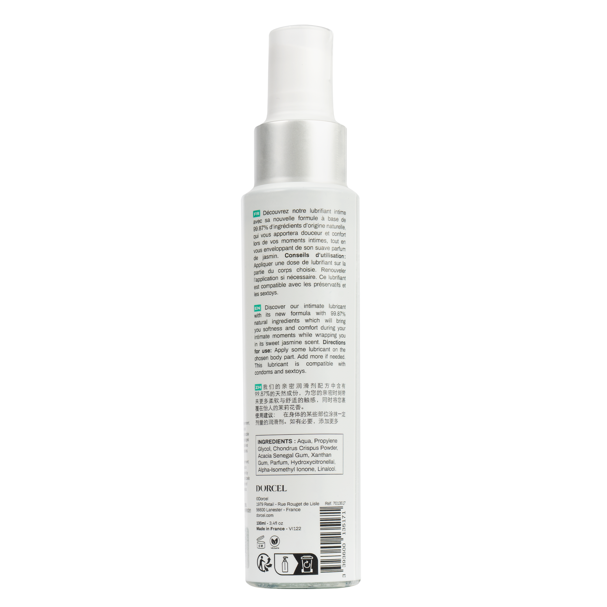 Dorcel - Plaisir - Brume De Hammam - Natural Lubricant - 100 ml