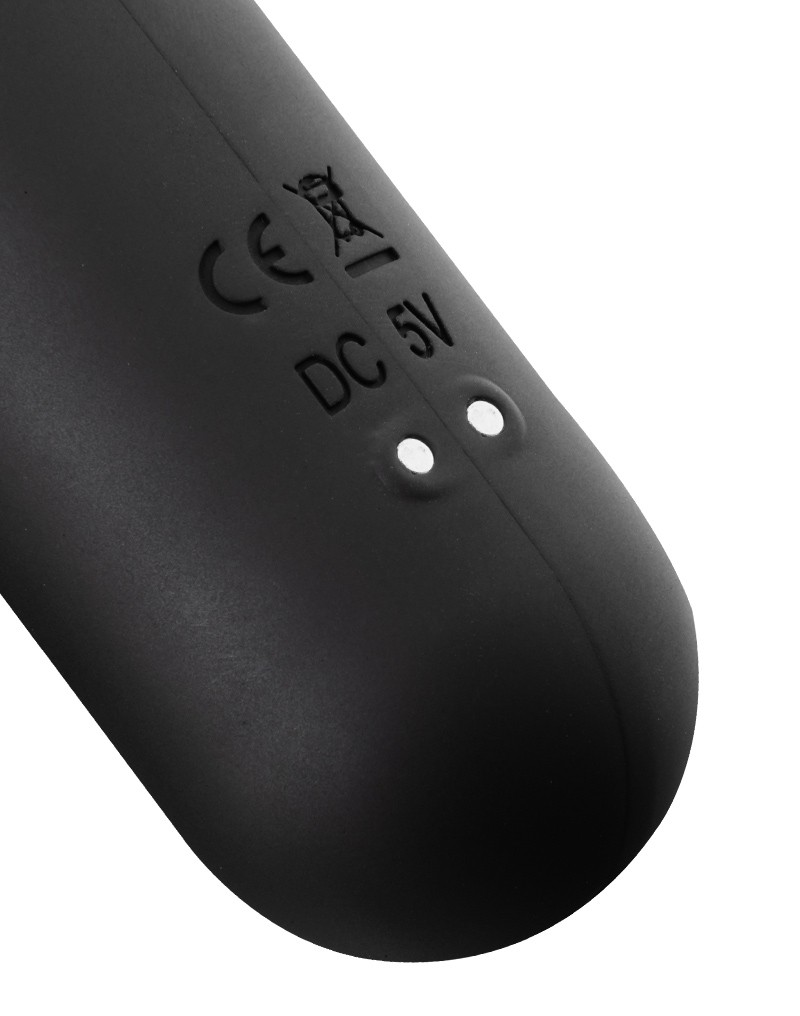 Rimba Toys - Sensual Nights SN06 - Realistic Rabbit Vibrator - Black
