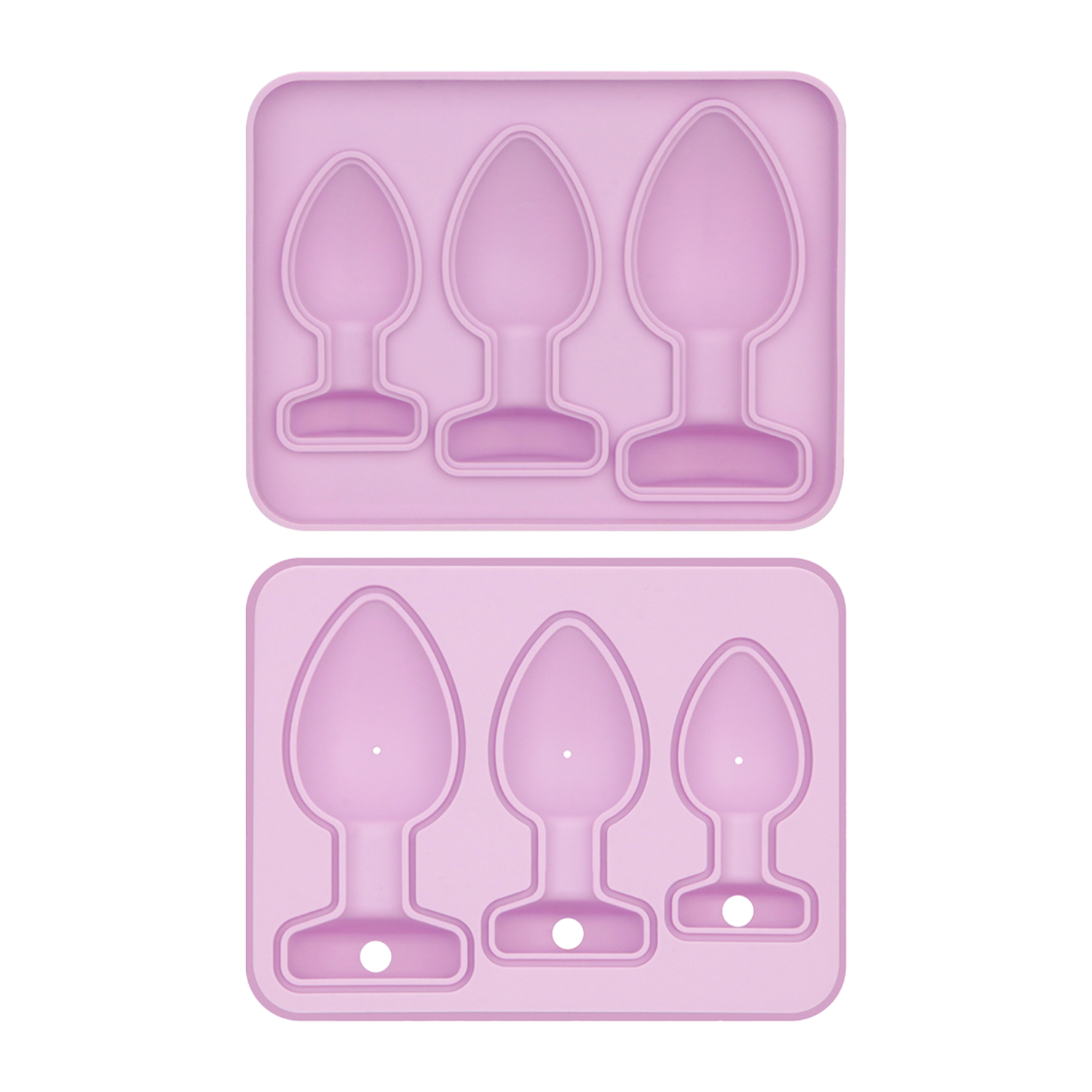 LoveToy - Silicone Ice Tray - Butt Plug - Pink