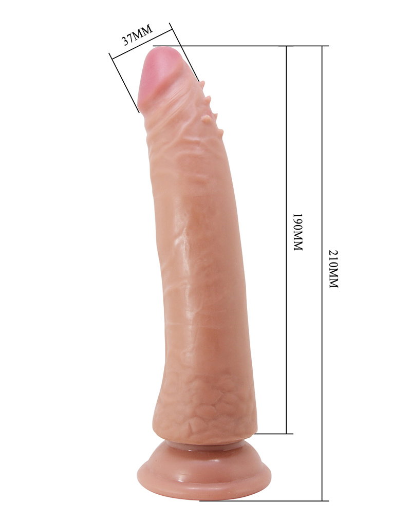 Pretty Love - Kable - Sliding Skin Realistic Dildo 21cm - Light Brown