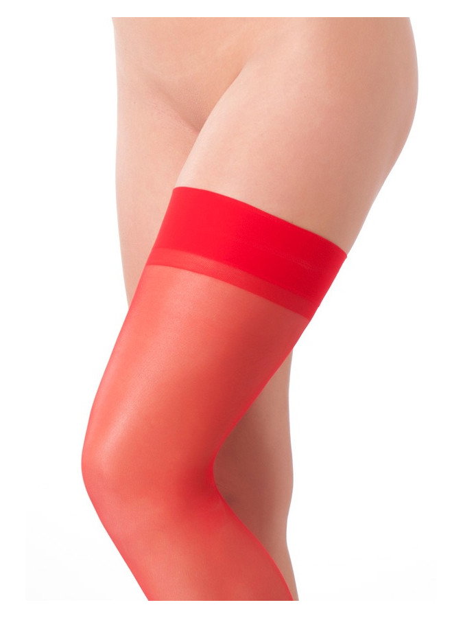 Amorable by Rimba - Stockings - One Size - Red