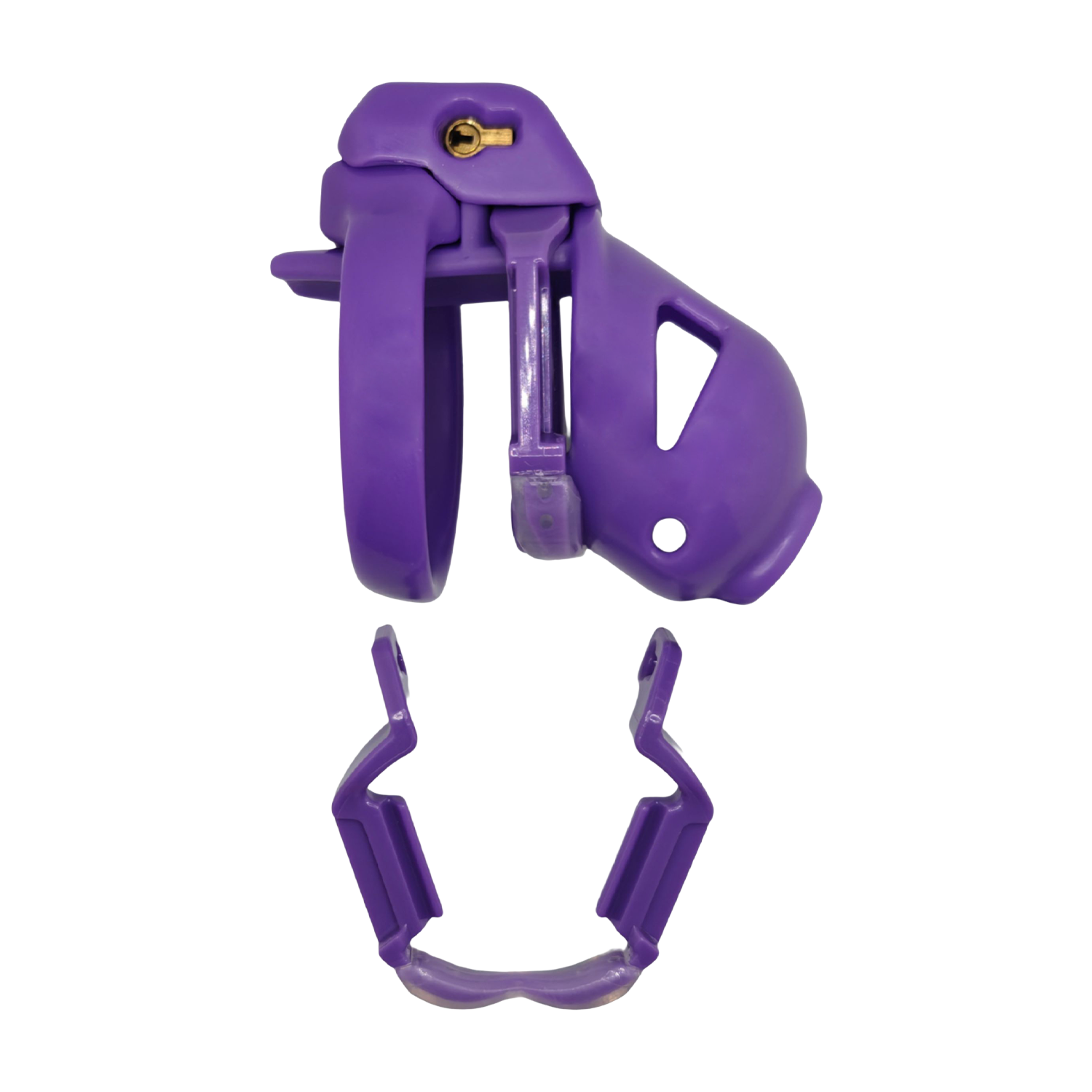 The Vice Mach 2 - Chastity Cock Cage Mini - Purple