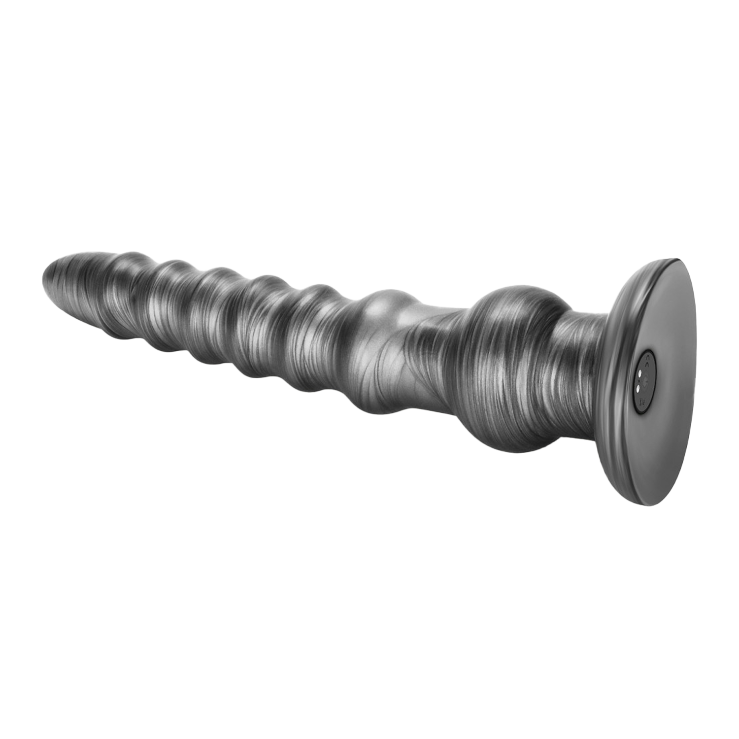 LoveToy - King Sized Vibrating Vibrax Slider 32cm - Silver