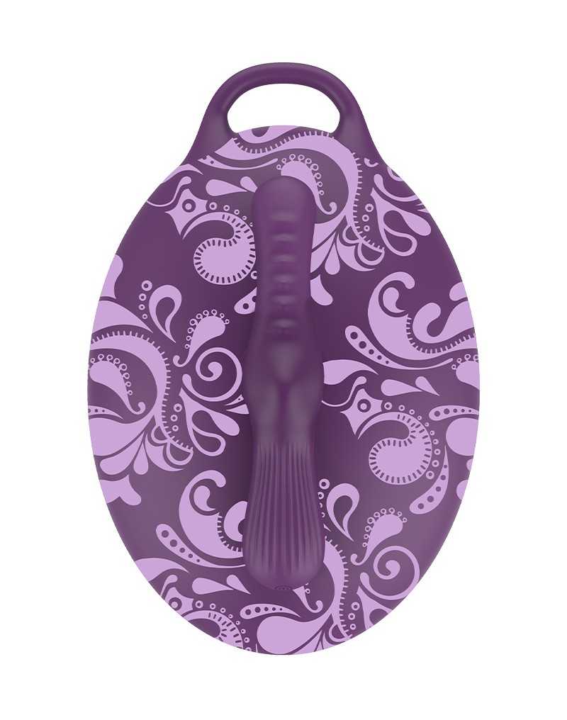 Bouncy Bliss - Flow - Sit-On Vibrator - Purple