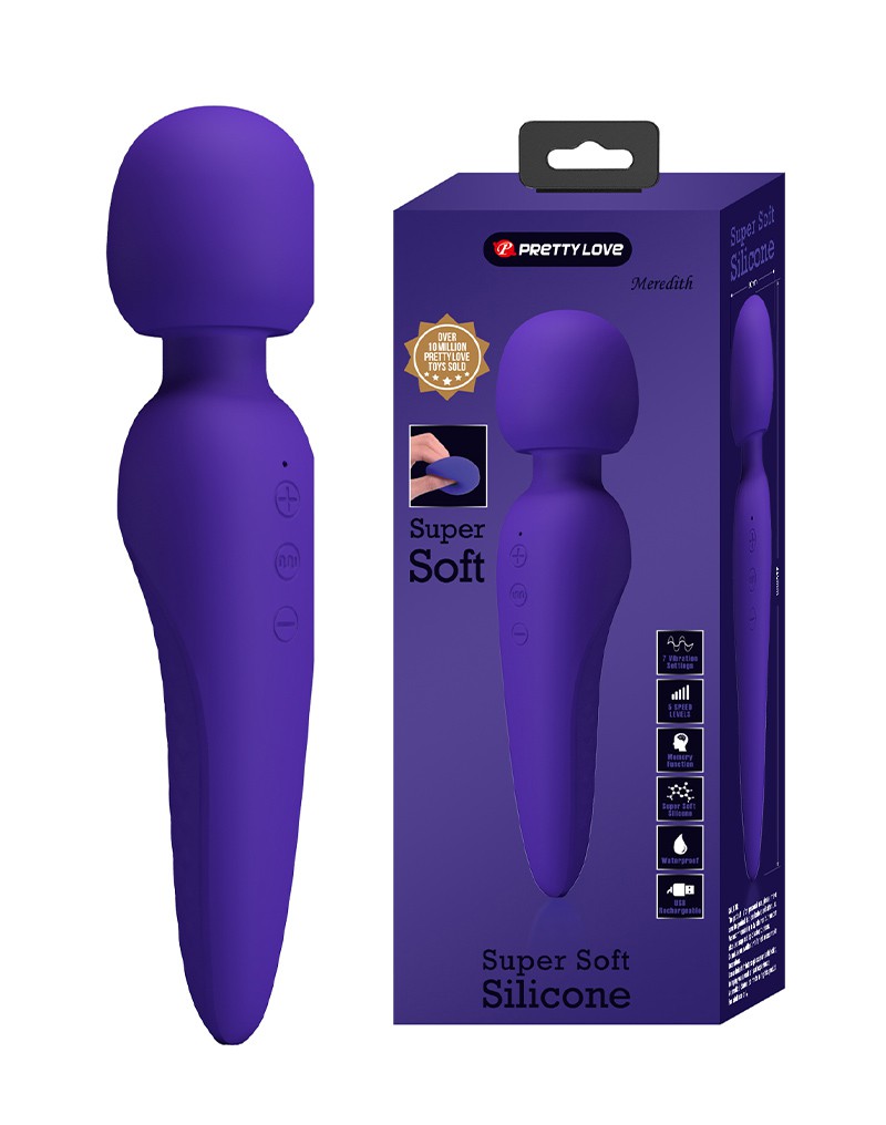 Pretty Love - Meredith - Wand Vibrator - Purple