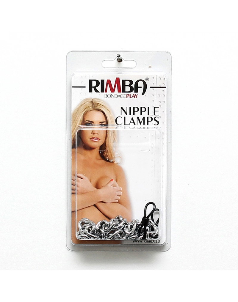 Rimba - Draw-up rubber nipple clamps with chain
