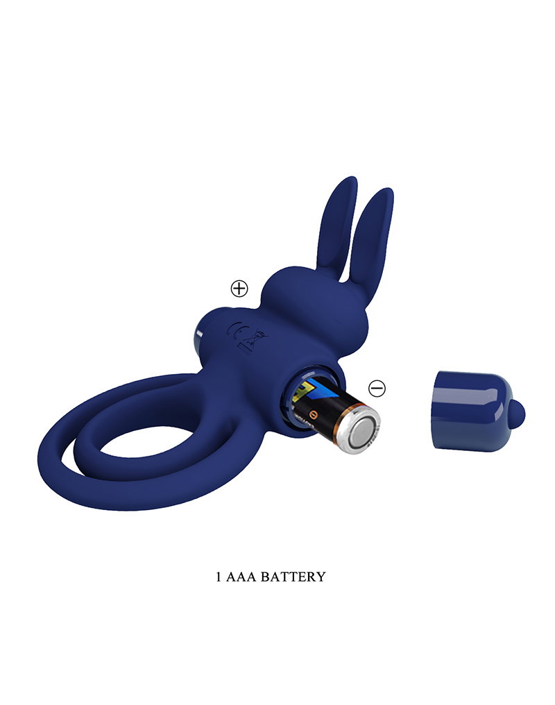 Pretty Love - Darey - Rabbit Cock Ring - Deep Blue