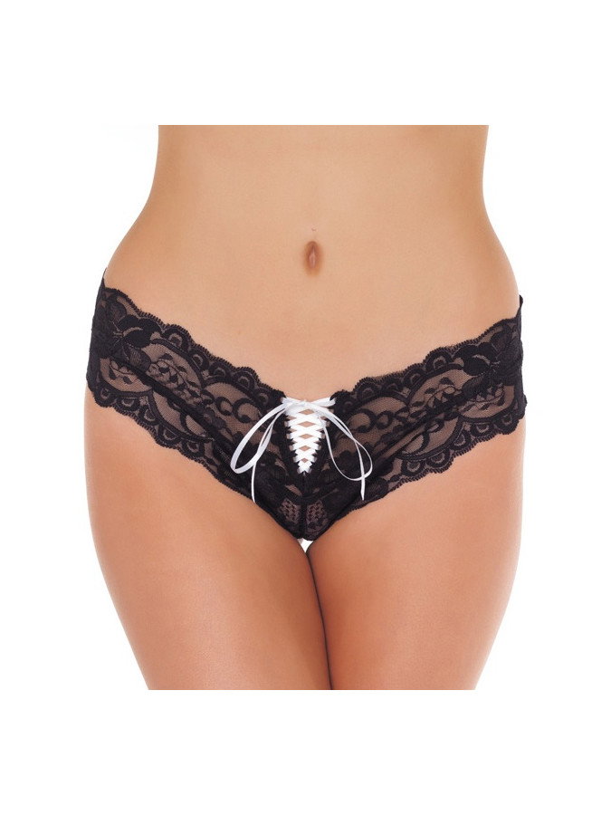 Amorable by Rimba - Brief - One Size - Black / White