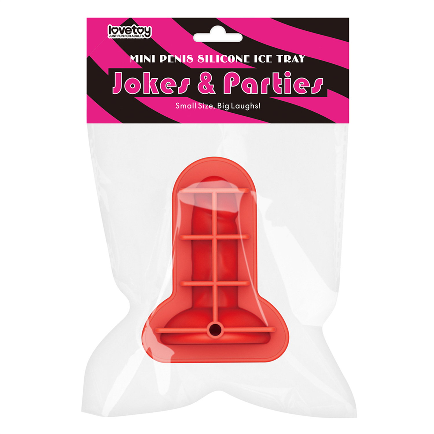 LoveToy - Mace Silicone Ice Tray - Mini Penis - Red
