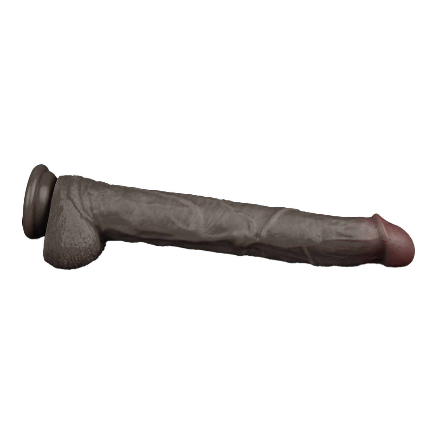 LoveToy - Nature Cock - 14,5" Dual Layered Bendable Cock XXL - Black
