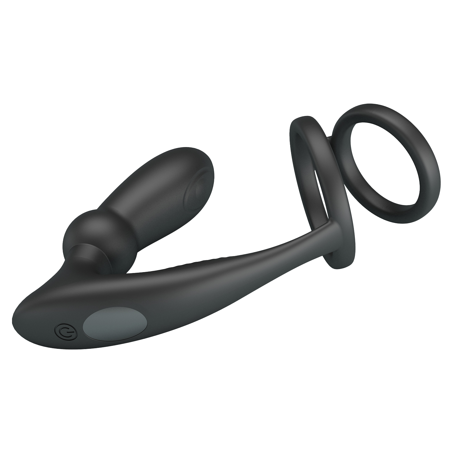 Pretty Love - Emoni - Cock Ring with Butt Plug - Black
