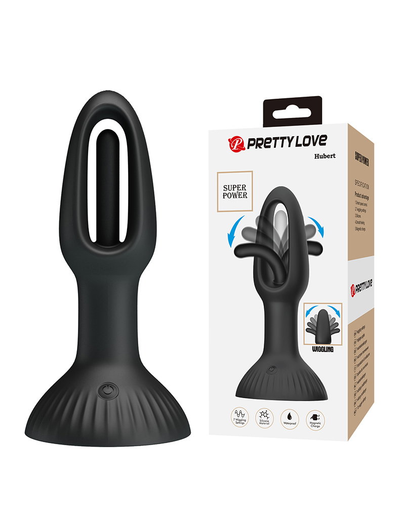 PL - Hubert - Anal Wiggling Vibrator - Black