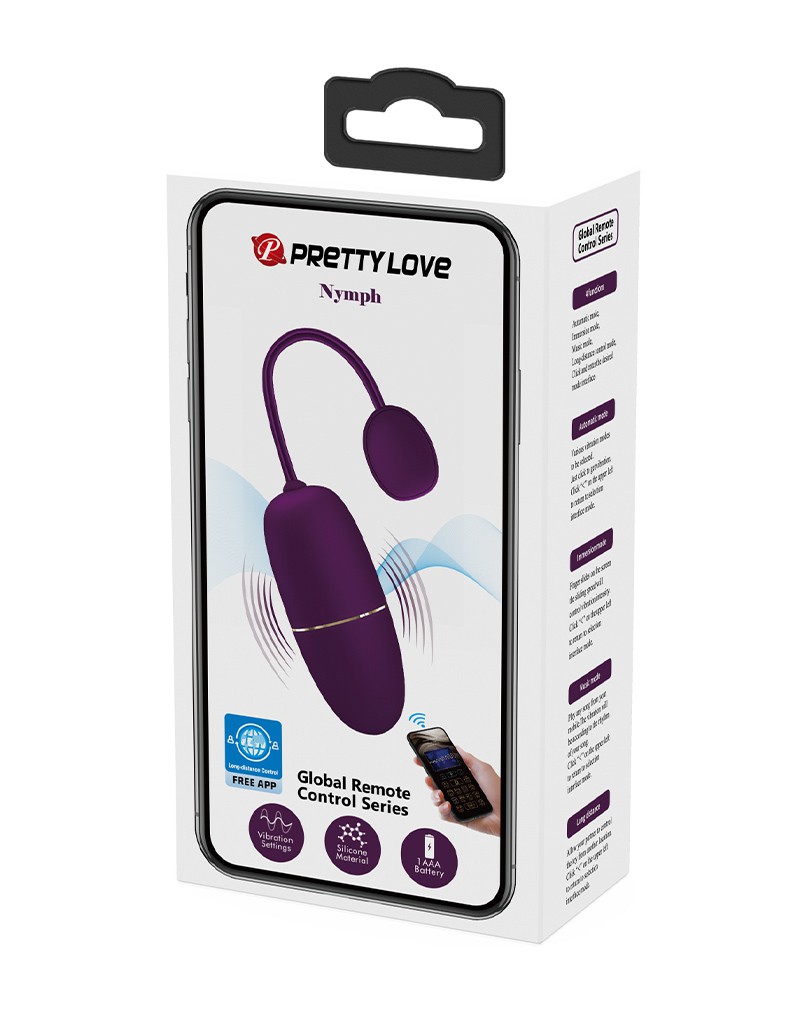 Pretty Love - Nymph - Wearable Vibrator with App Control - Purple