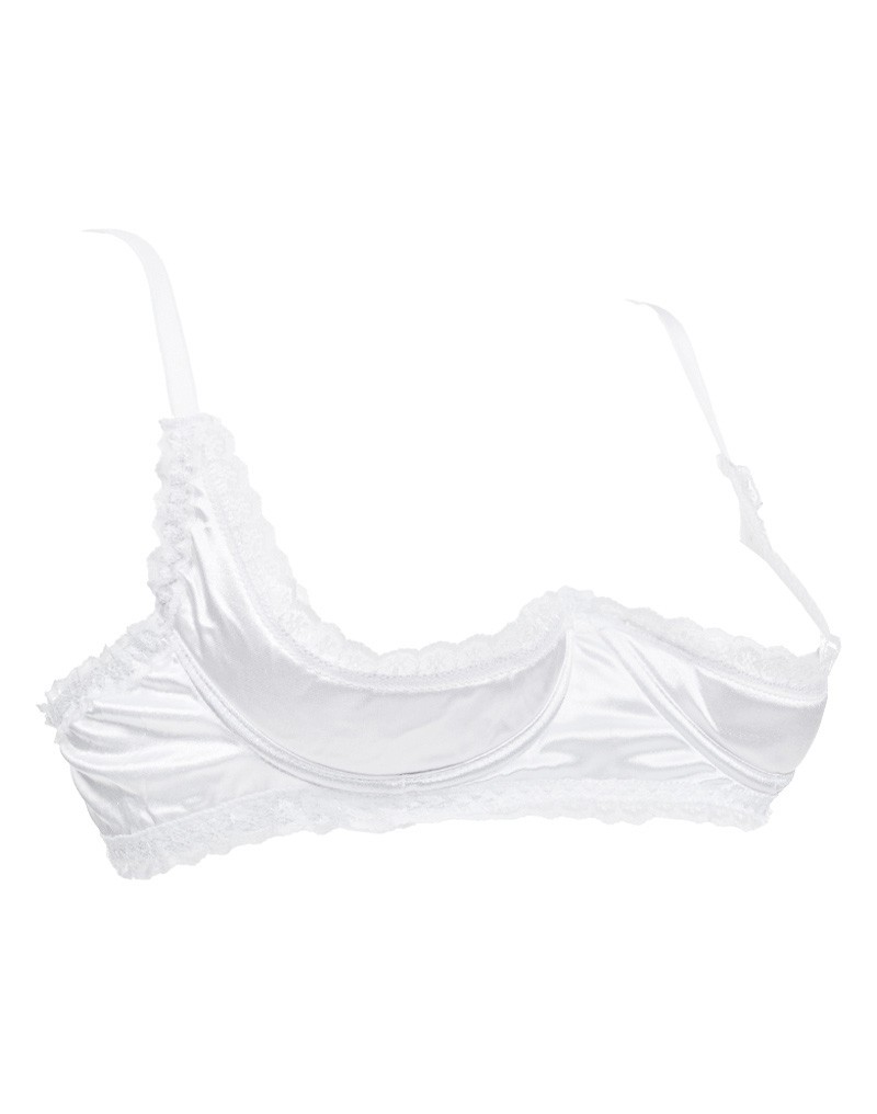 Amorable by Rimba - 1/2 Cup Bra - White