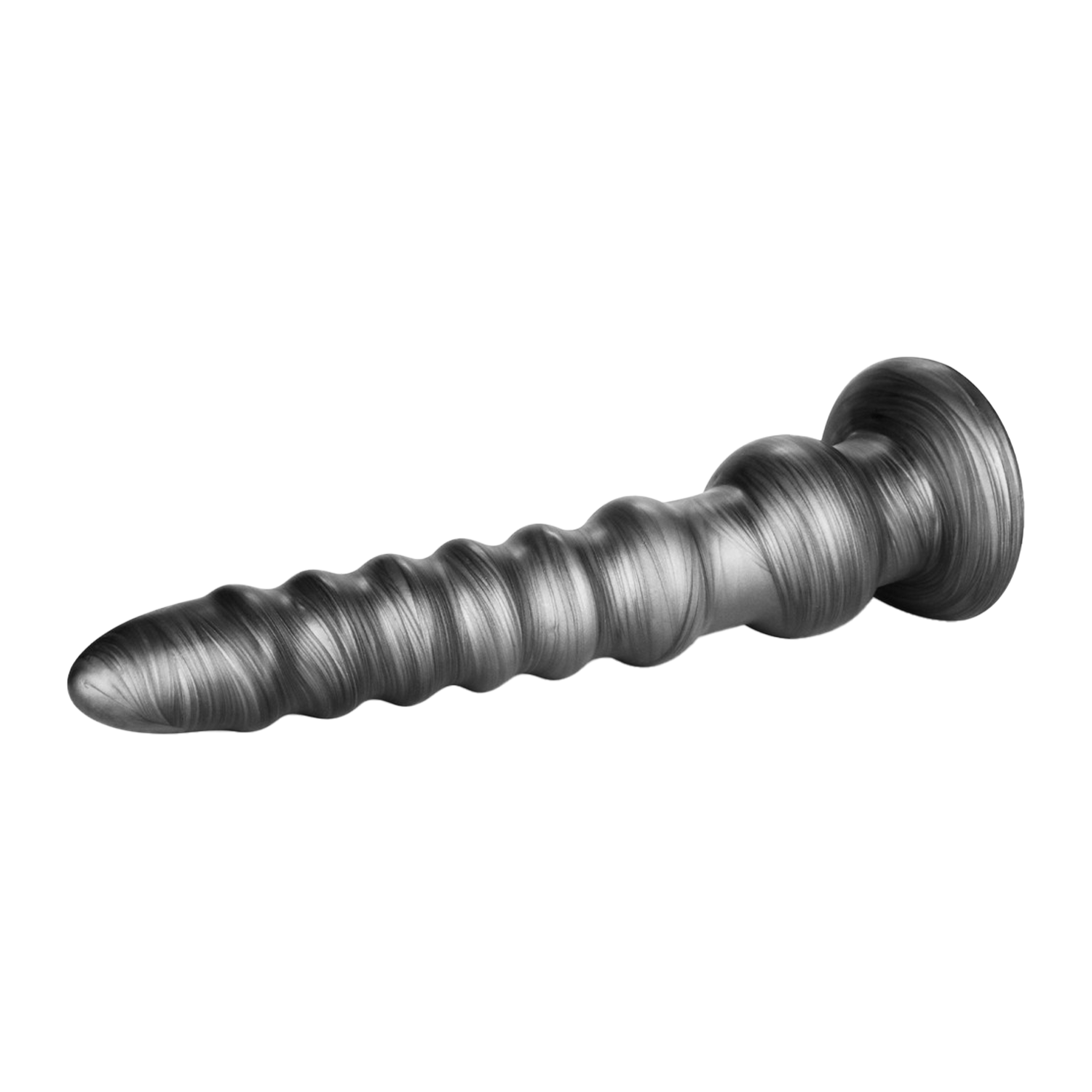 LoveToy - King Sized Vibrating Vibrax Slider 32cm - Silver
