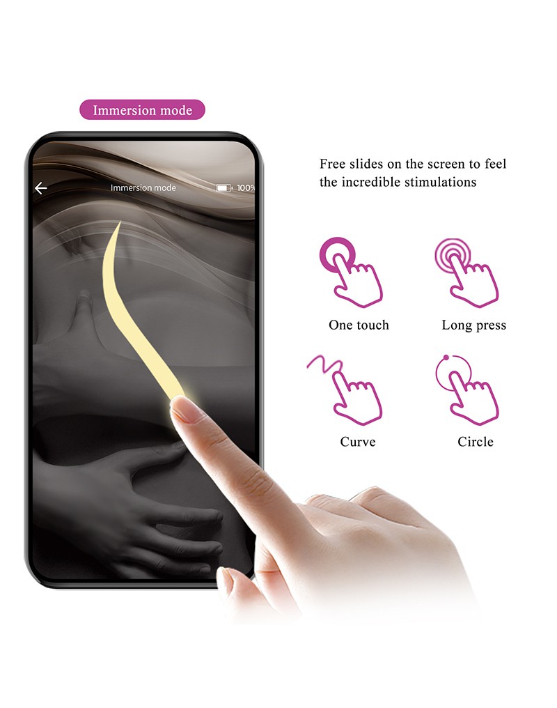 Pretty Love - Fisherman - Wearable Vibrator with App Control - Purple