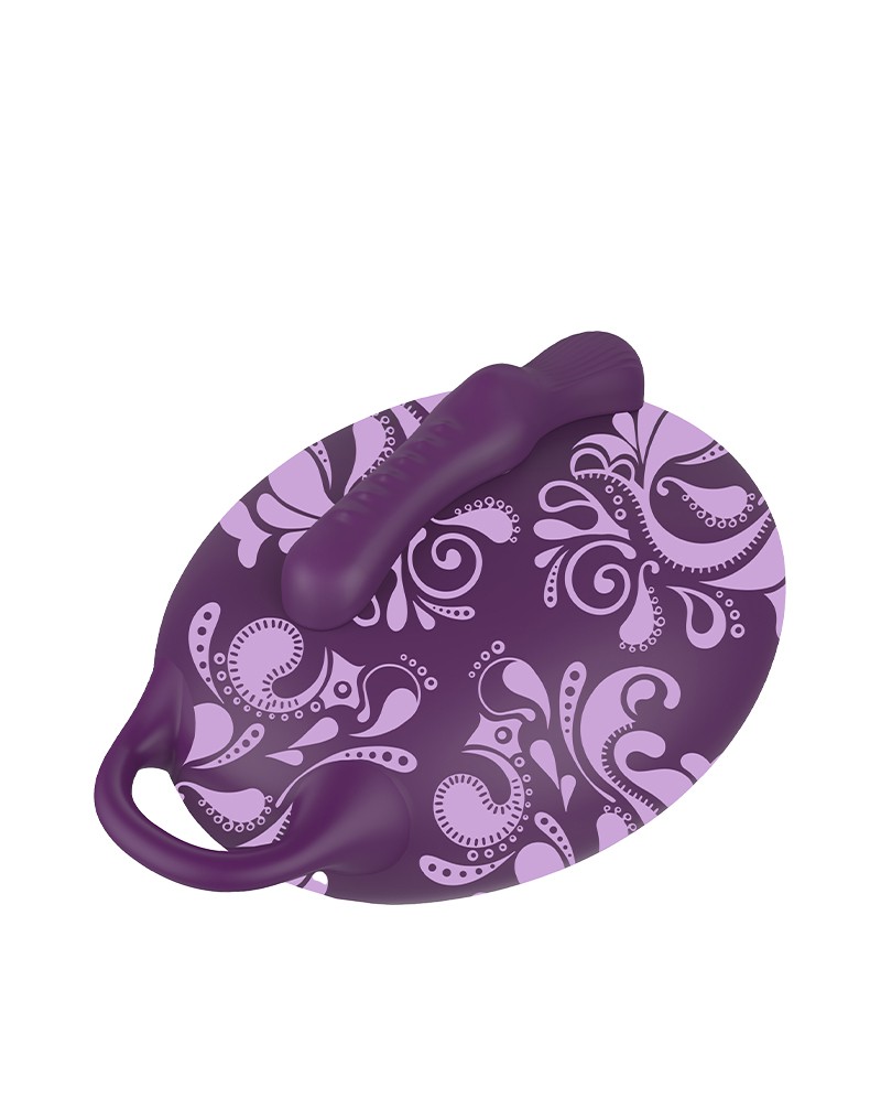 Bouncy Bliss - Flow - Sit-On Vibrator - Purple