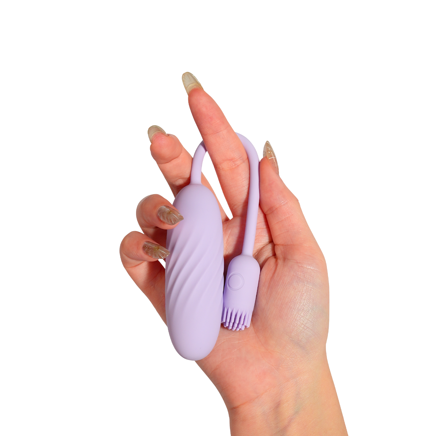 SVAKOM - Plume - Flexible Brush Tail Bullet Vibrator - Pastel Lilac