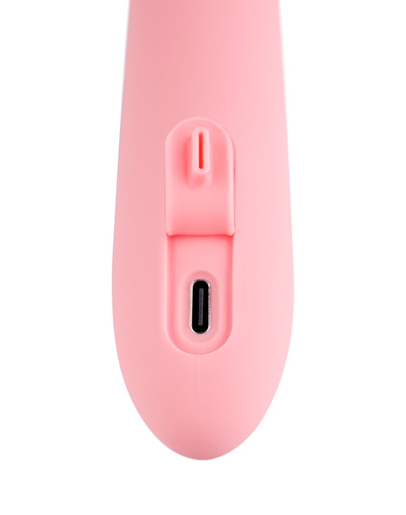 SVAKOM - Mora Neo - Interactive Rabbit Vibrator with Thrusting Beads - Pink