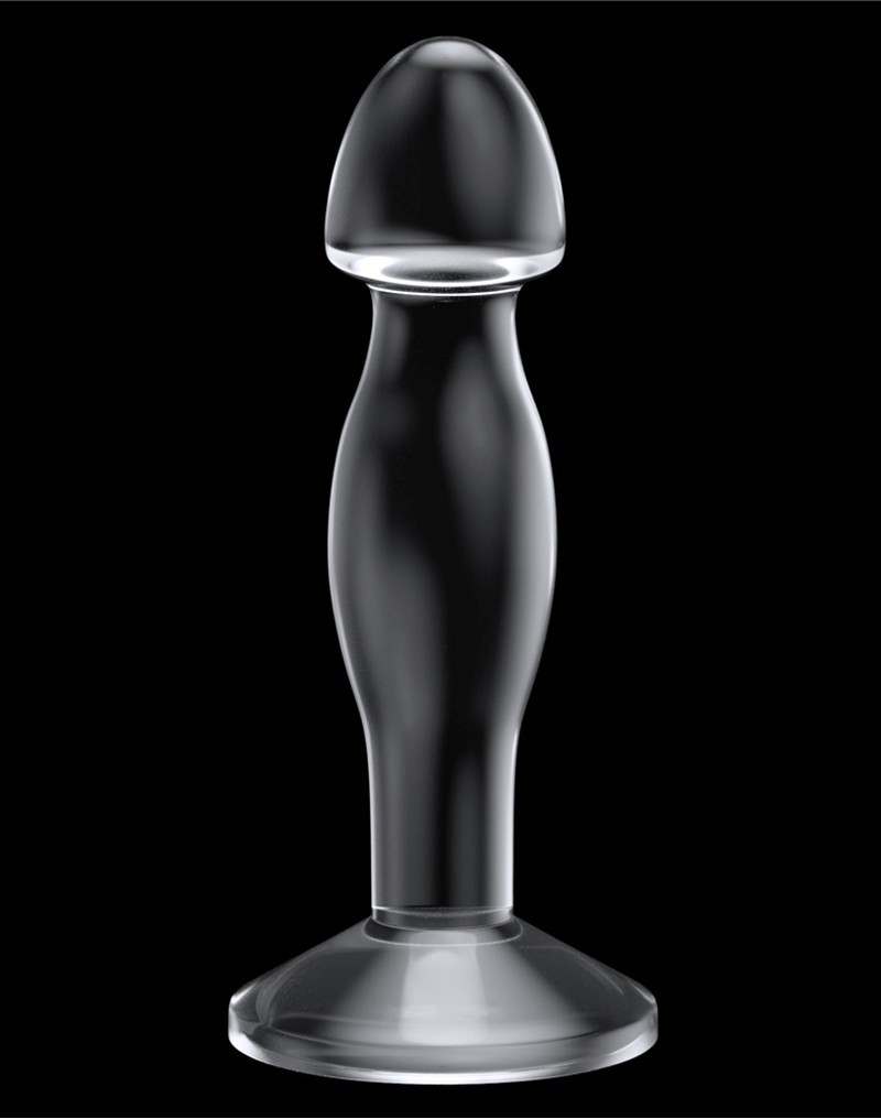 LoveToy - Flawless Clear Prostaat Plug 6.5" / 16.5 cm - Transparant