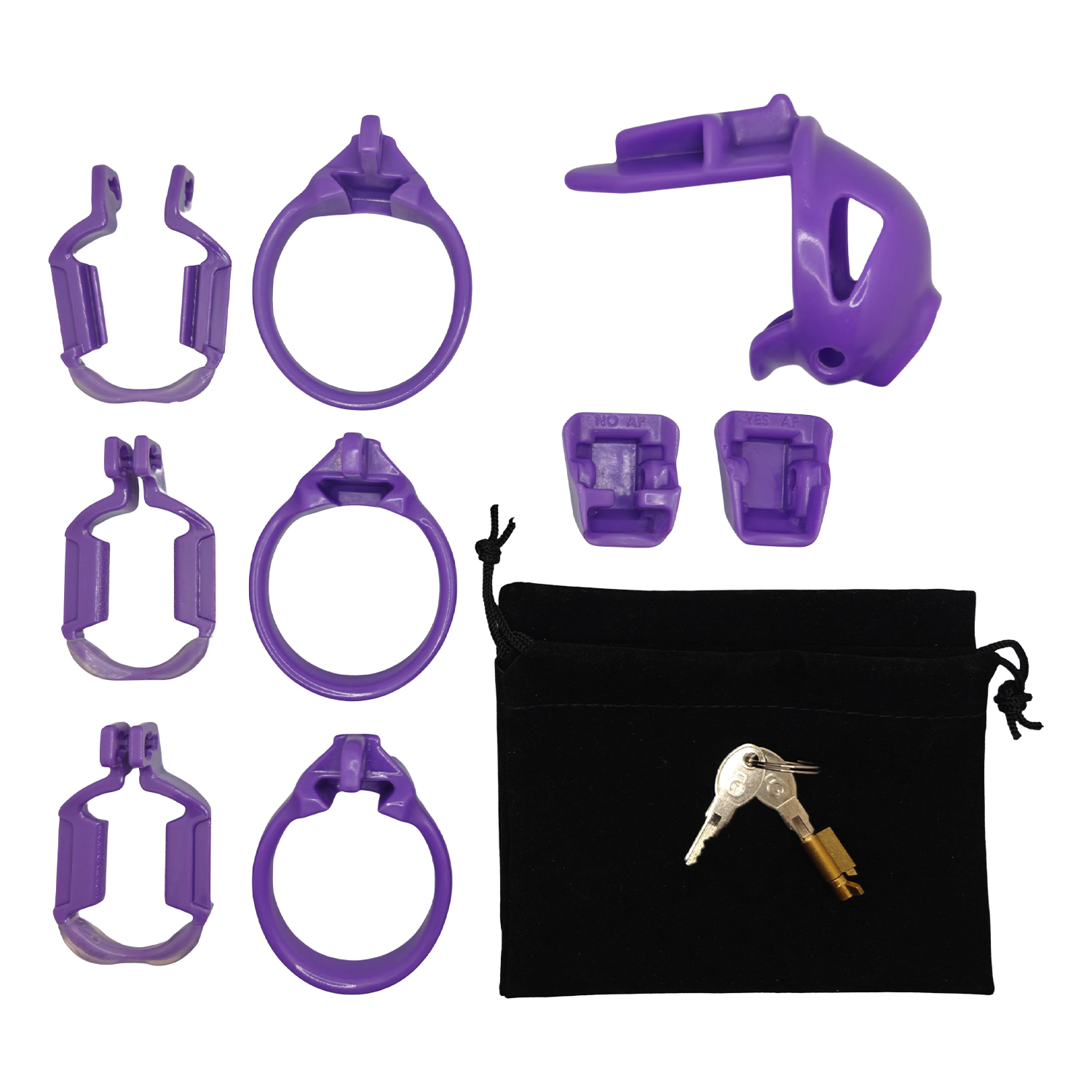 The Vice Mach 2 - Chastity Cock Cage Micro - Purple