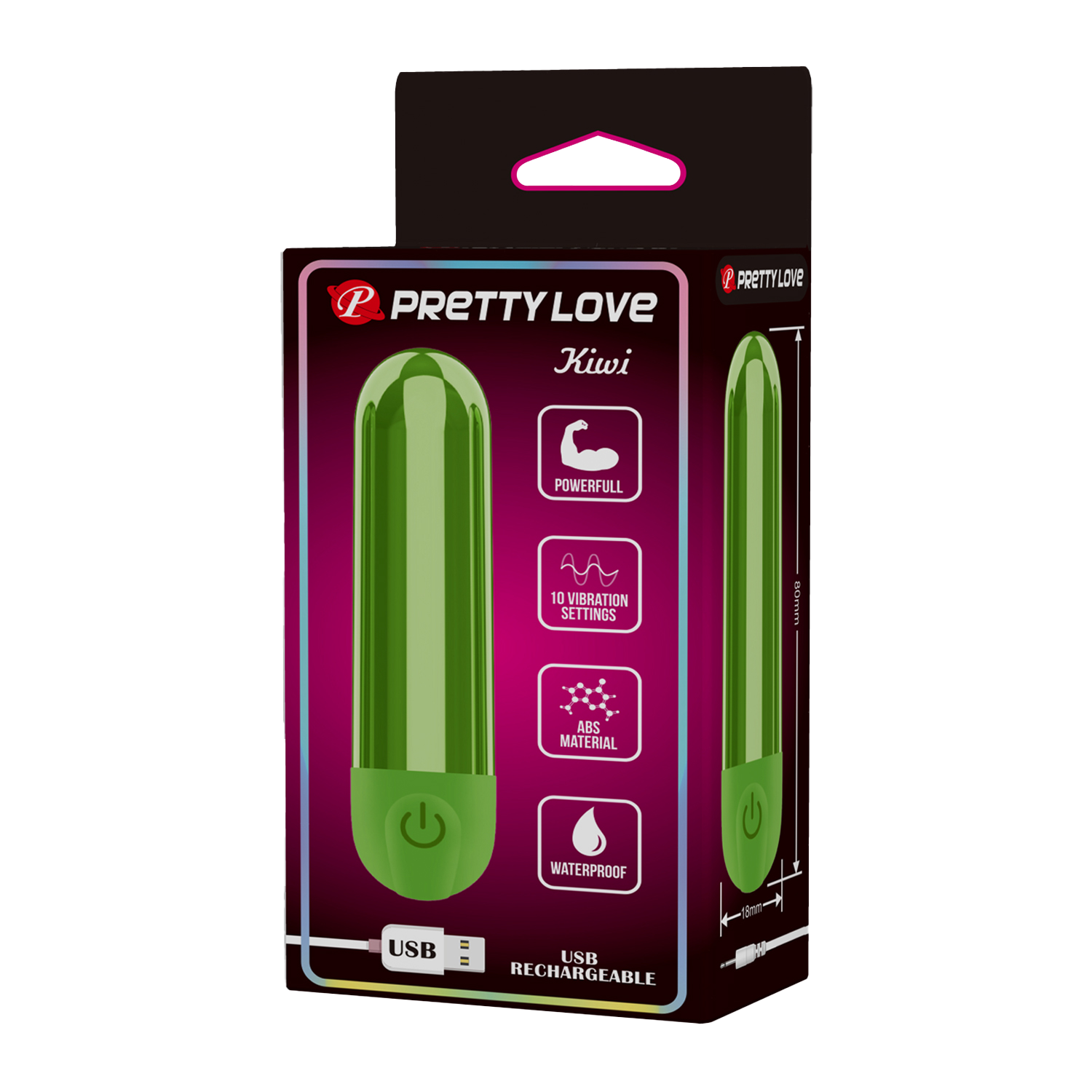 PL - Kiwi - Bullet Vibrator - Green