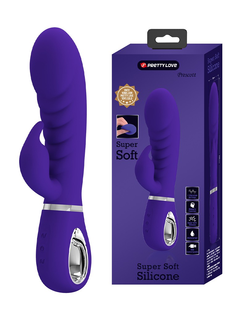 Pretty Love - Prescott - Rabbit Vibrator - Purple