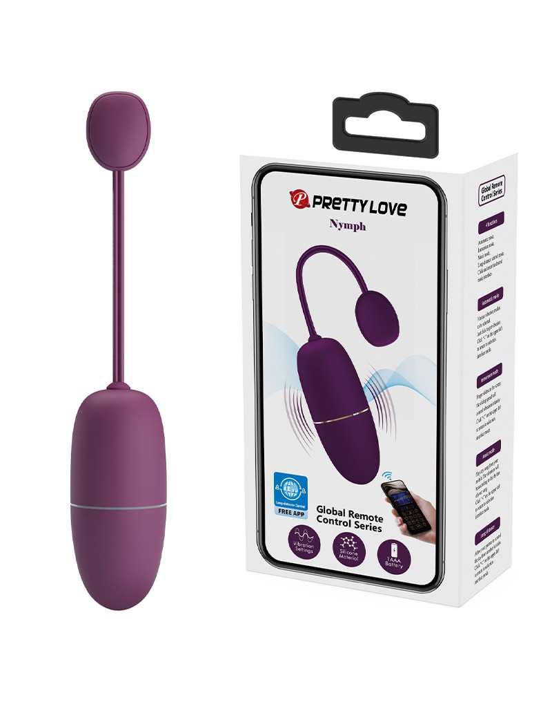 Pretty Love - Nymph - Wearable Vibrator with App Control - Purple