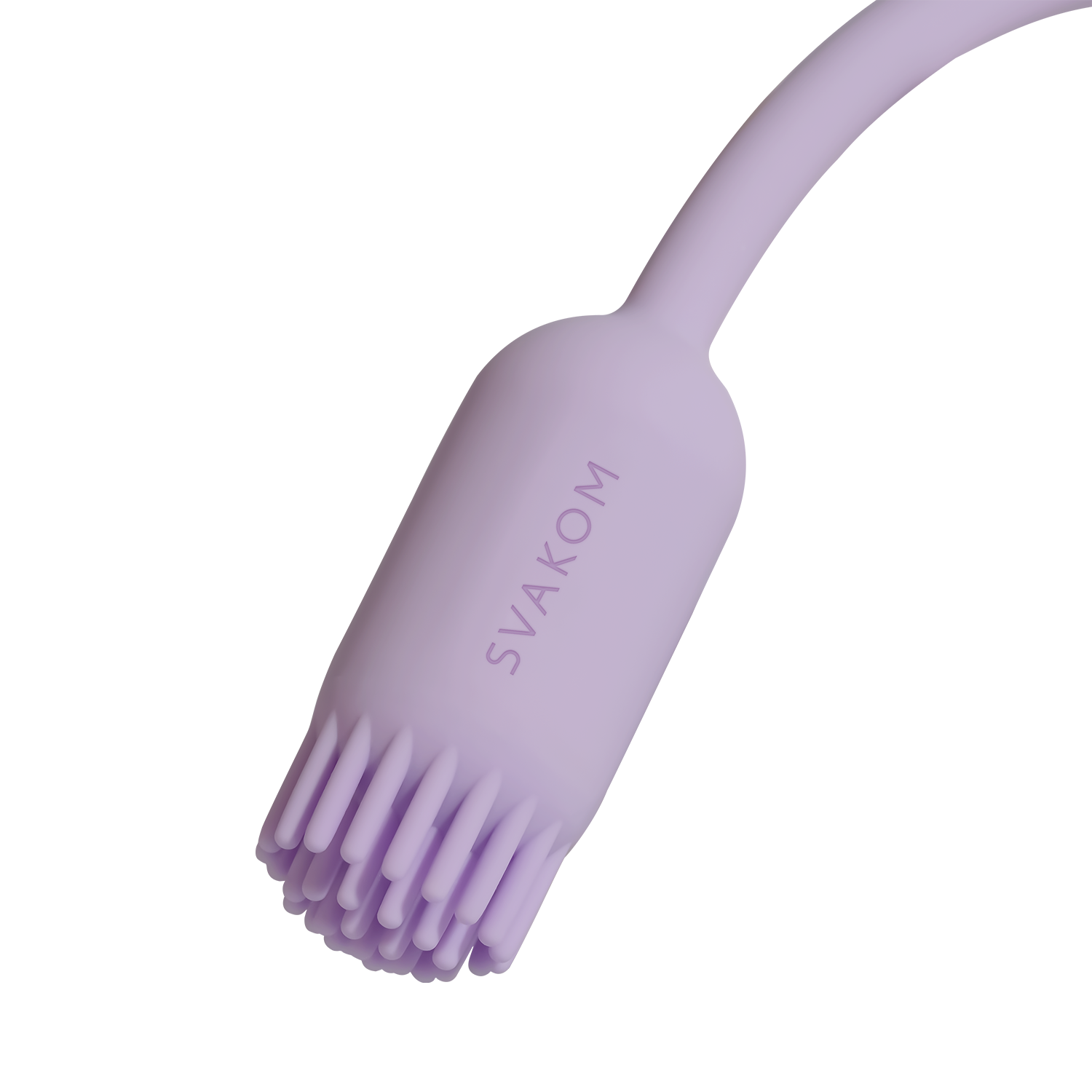 SVAKOM - Plume - Flexible Brush Tail Bullet Vibrator - Pastel Lilac
